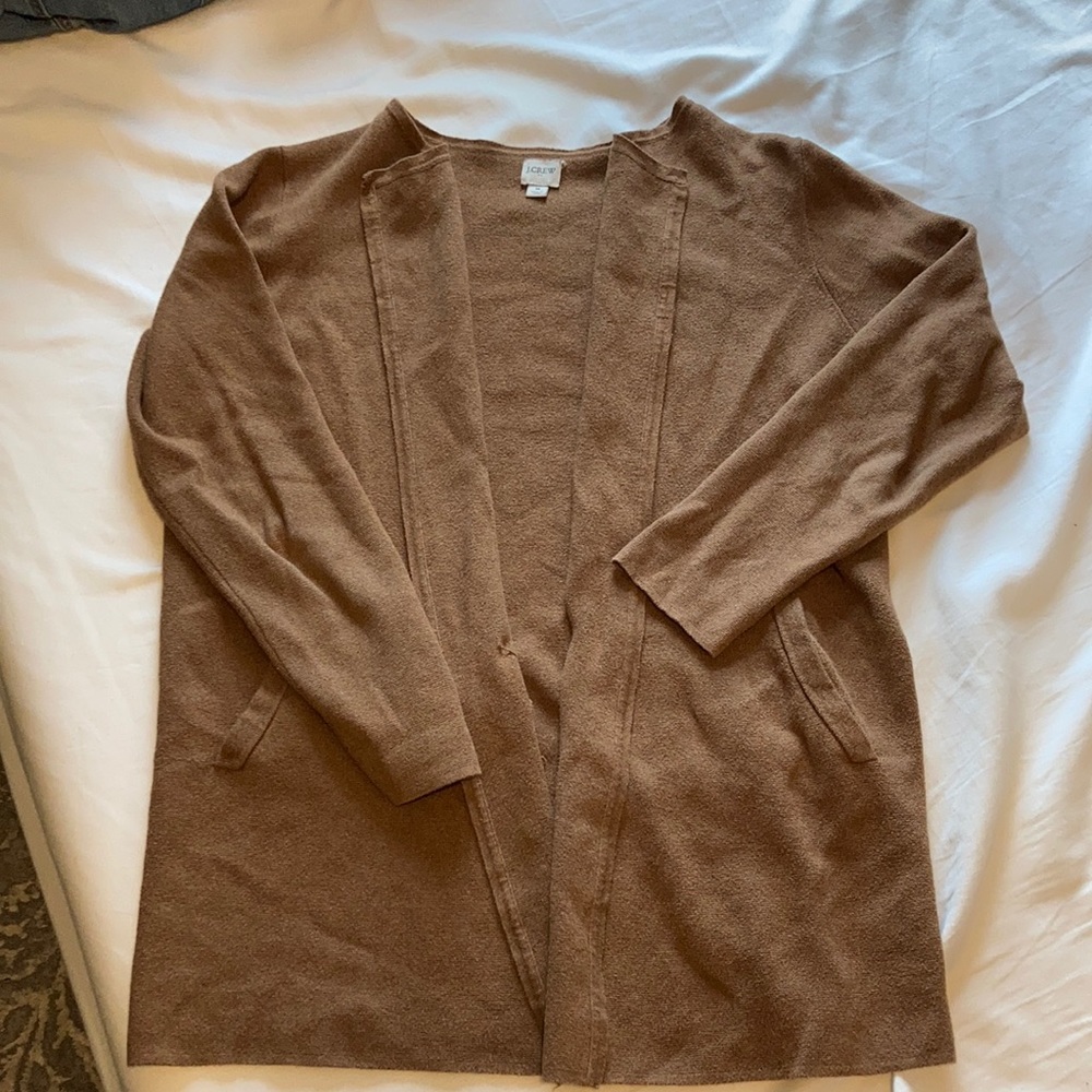 Collarless Sweater Blazer